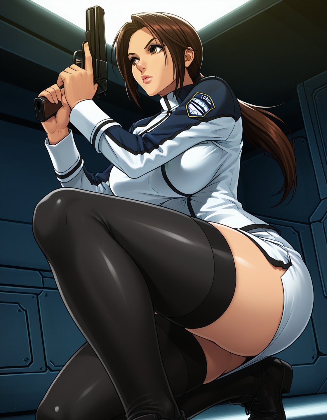 1girl,  solo,  lara croft by enragedCake on Tensor.Art
