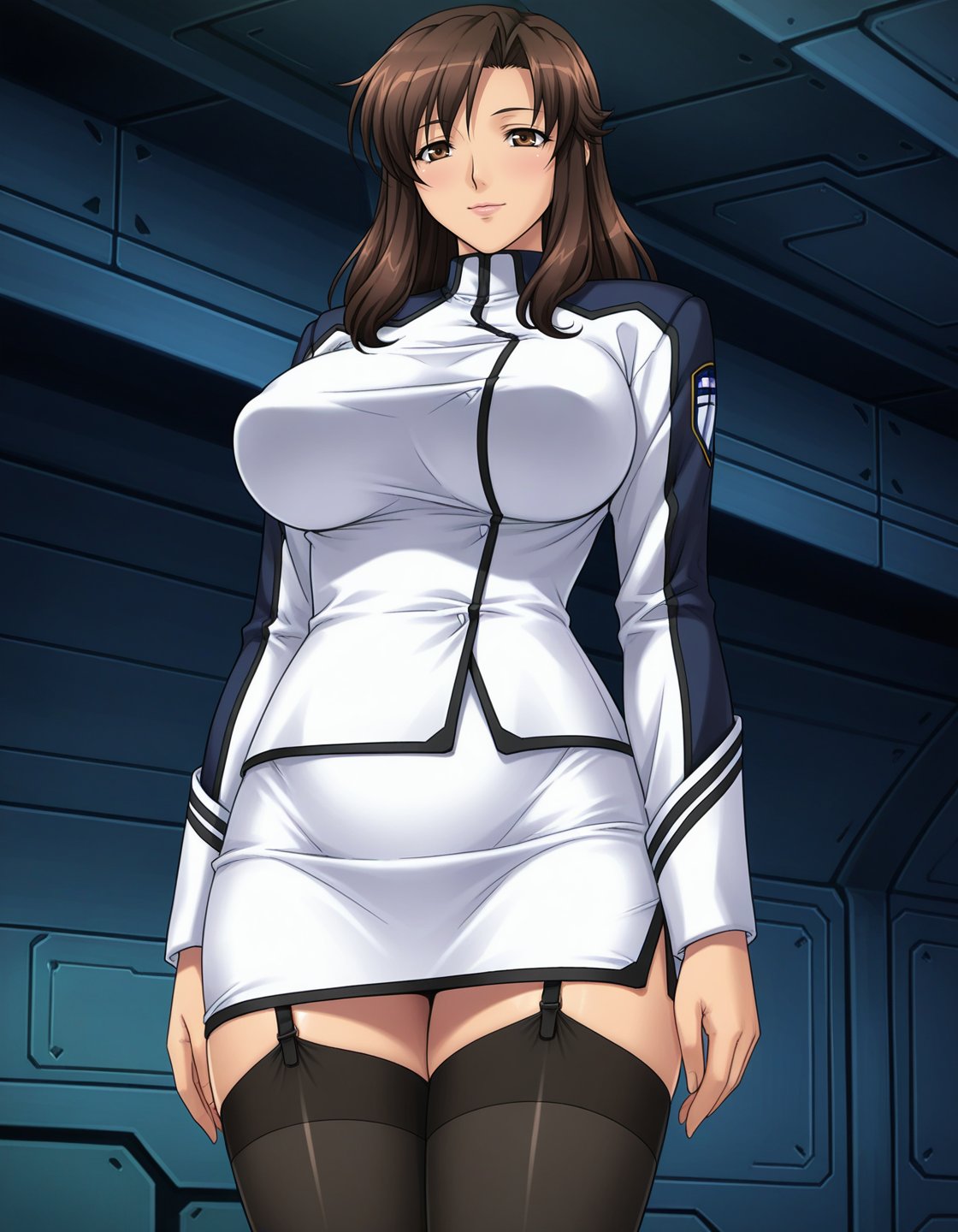 1girl,  solo,  murrue ramius by enragedCake on Tensor.Art
