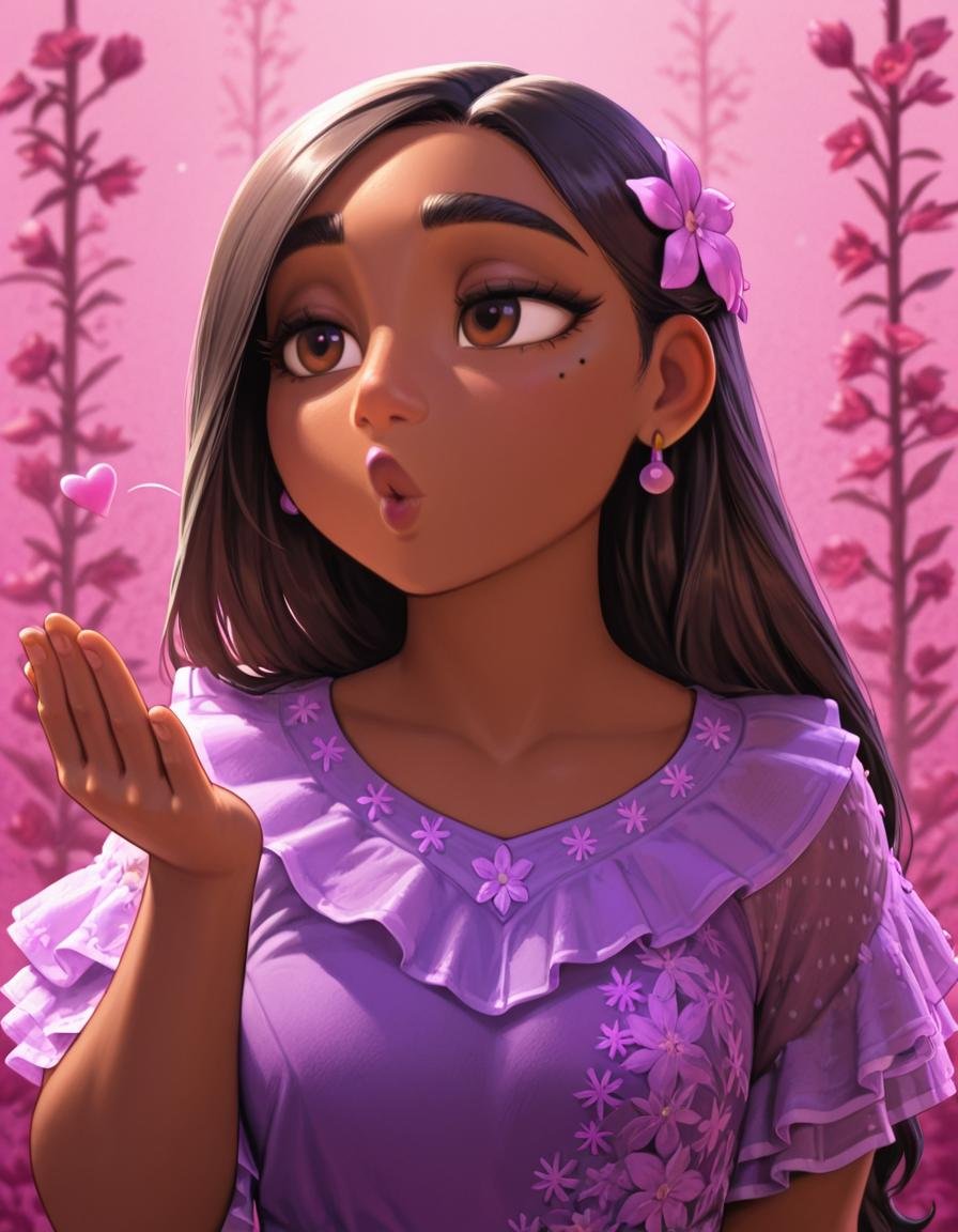 isabelamadrigal,  dark-skinned female,  mole under eye by elderagent on Tensor.Art