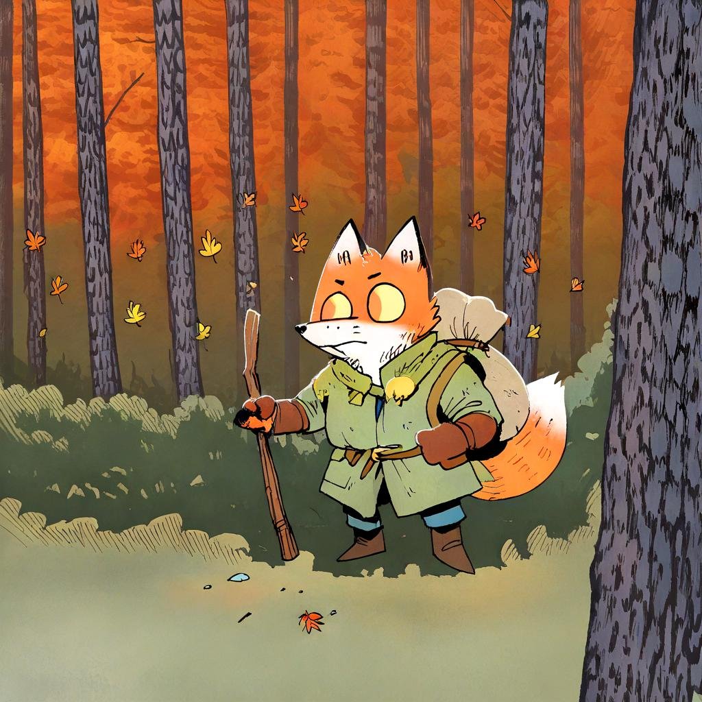 fox,  1boy,  solo by neznajka_na_lune on Tensor.Art