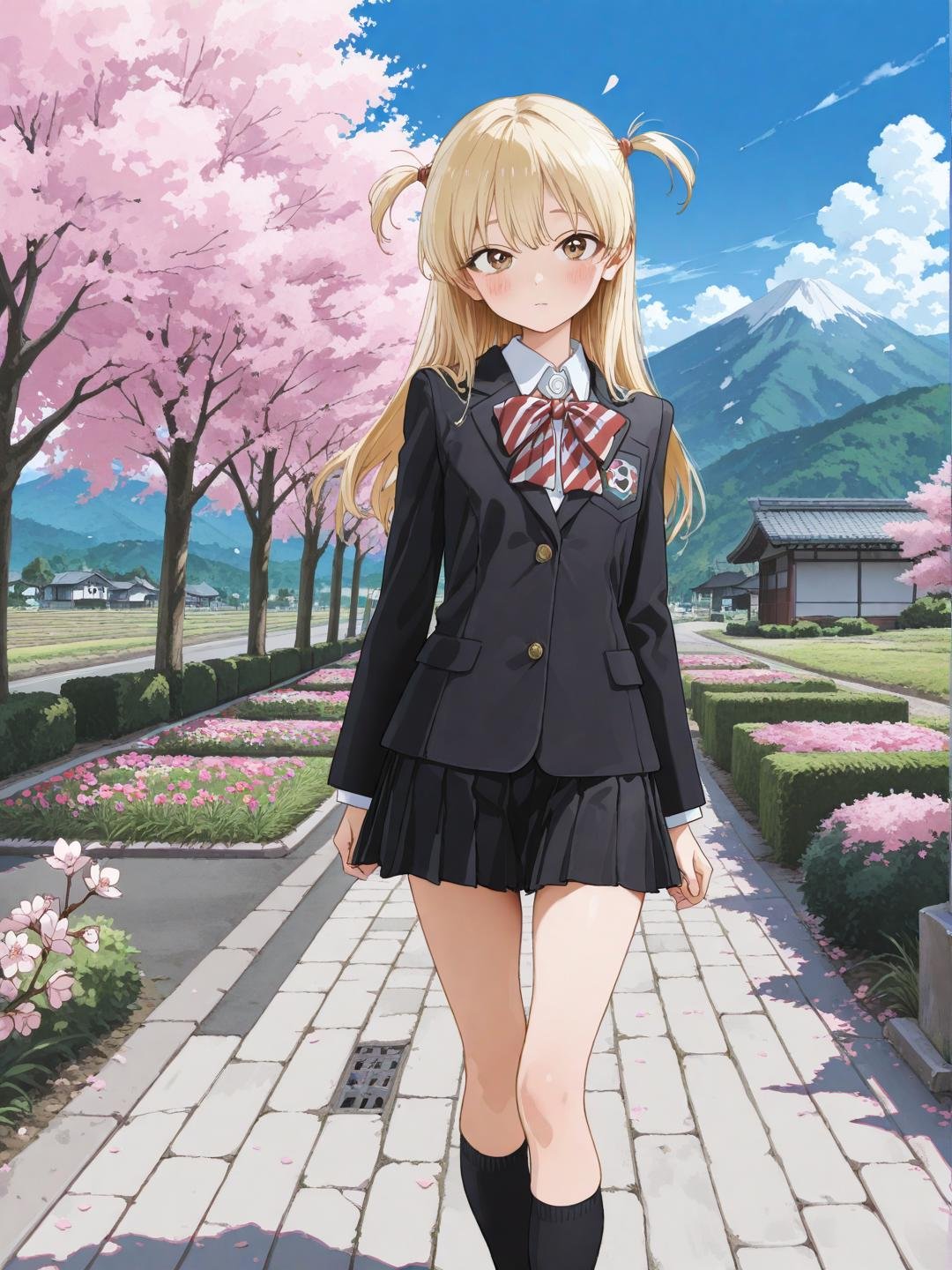 hirodismalessbrown eyes,  blonde hair,  long hair by Romangelo on Tensor.Art