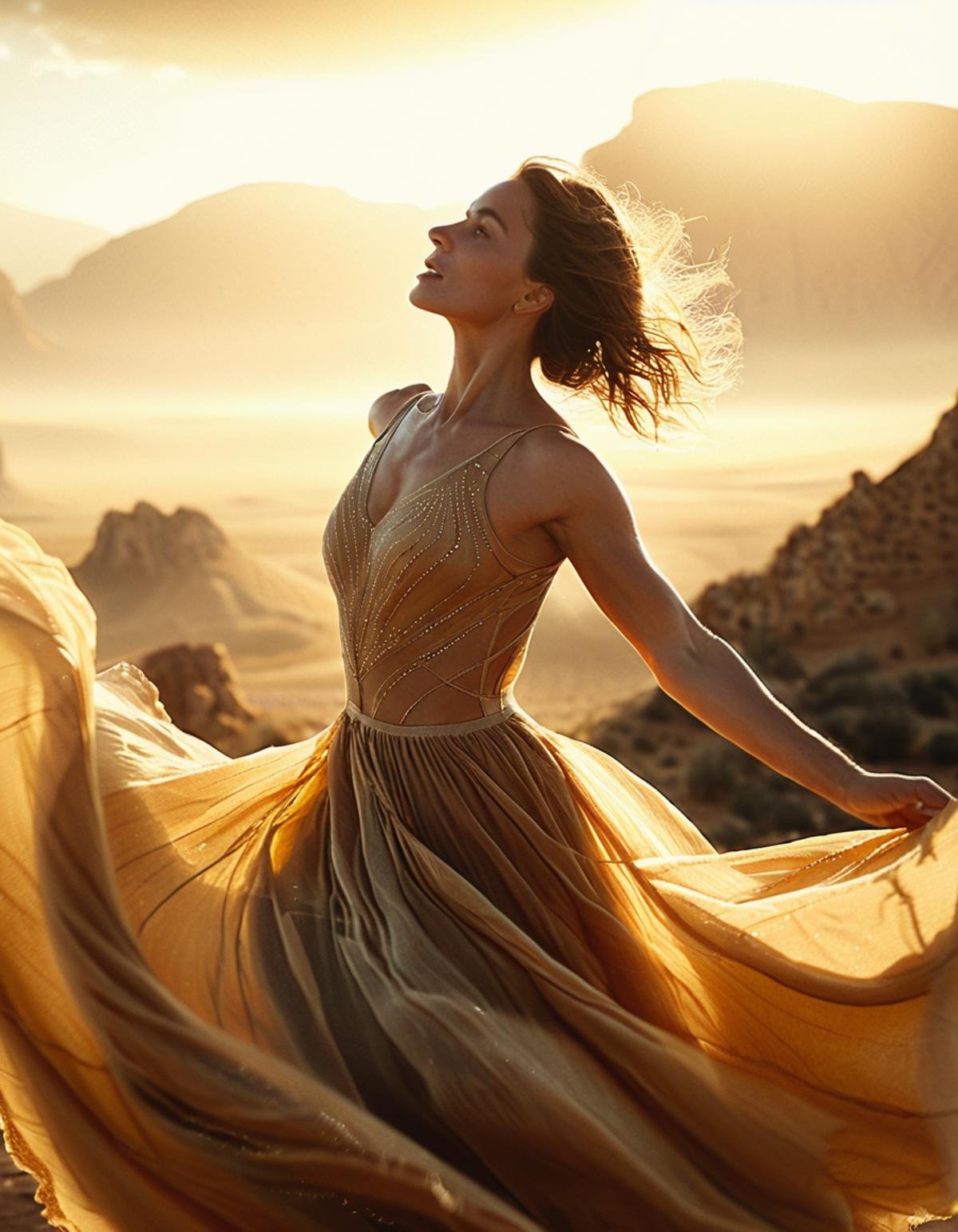 cinematic still midjourneylora,  1woman,  dancing by Zwaetschge on Tensor.Art