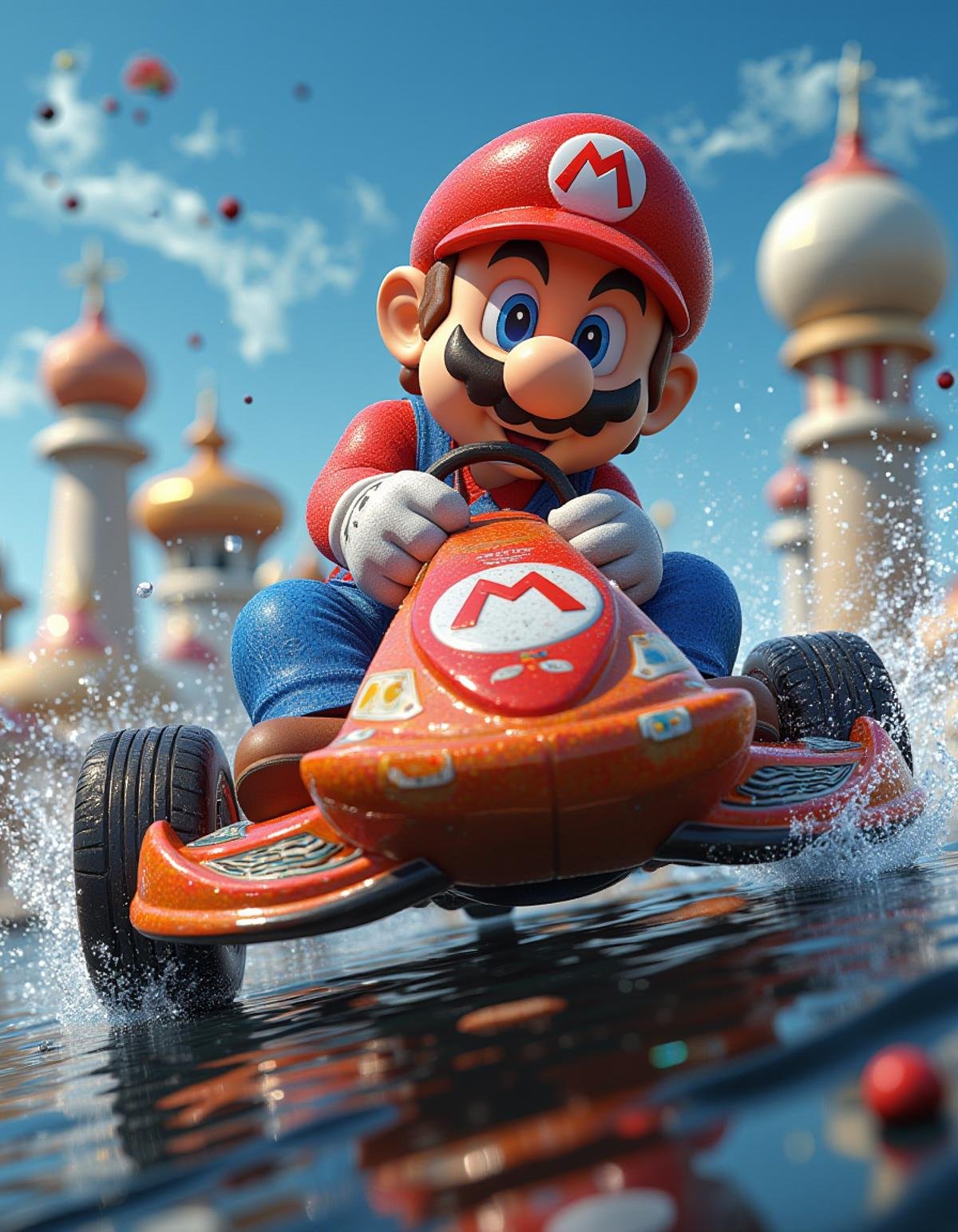 mario kart race by Zwaetschge on Tensor.Art