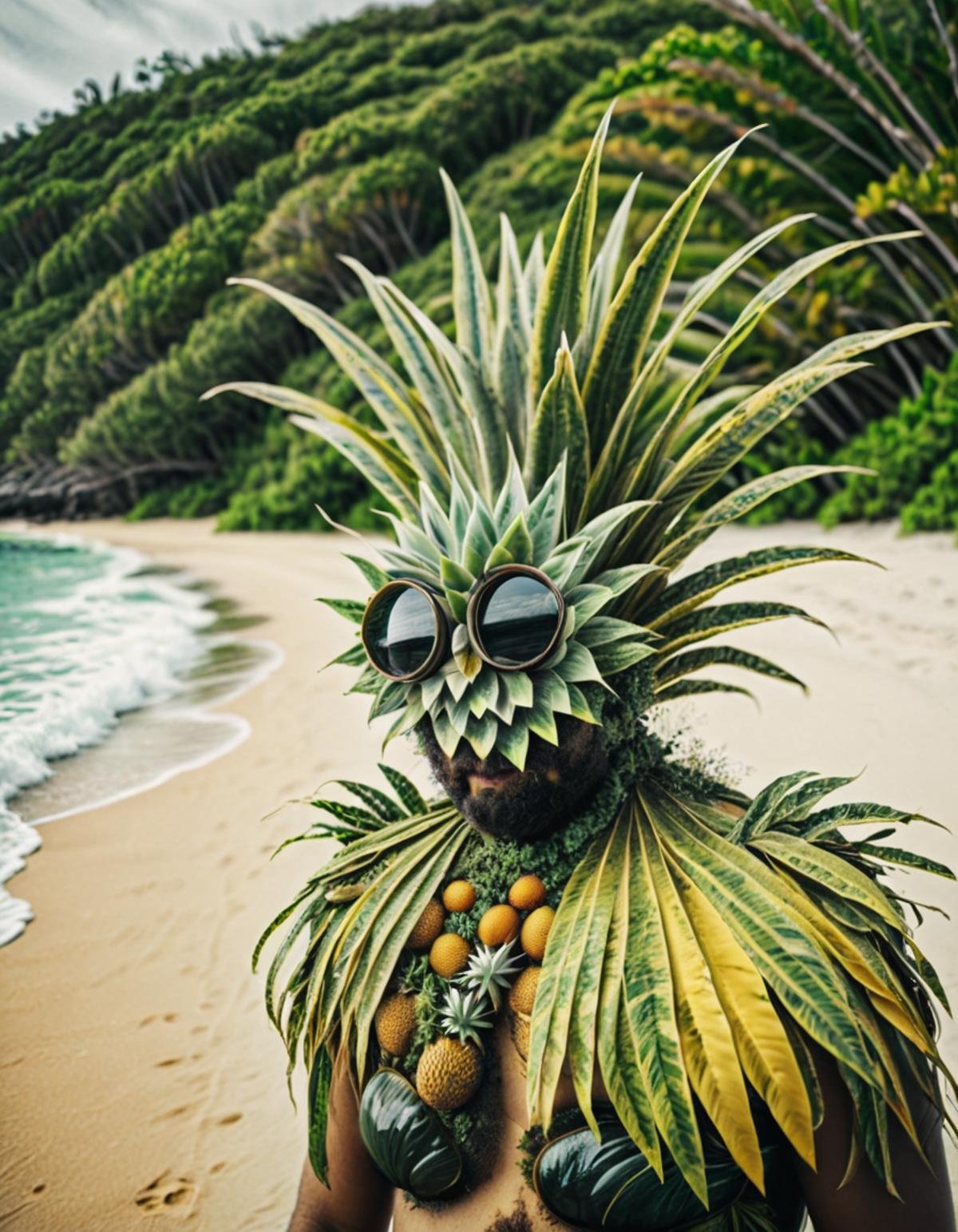 photograph plantpeoplelora,  portrait,  beach by Zwaetschge on Tensor.Art