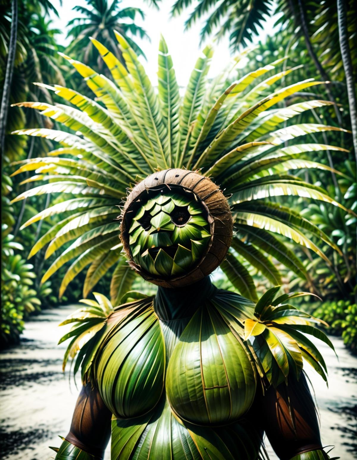 photograph plantpeoplelora,  portrait,  coconut by Zwaetschge on Tensor.Art