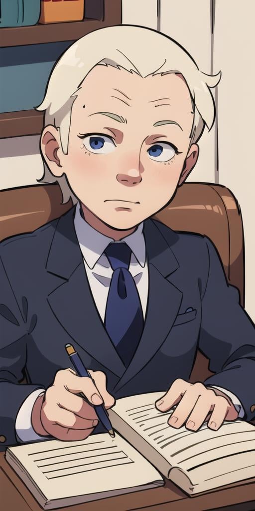 1man,  joe biden in the white house oval office,  at a desk in a grand chair by TheFoodMage on Tensor.Art