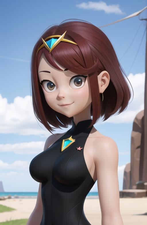 cartoon style,  female,  pyra by TheFoodMage on Tensor.Art