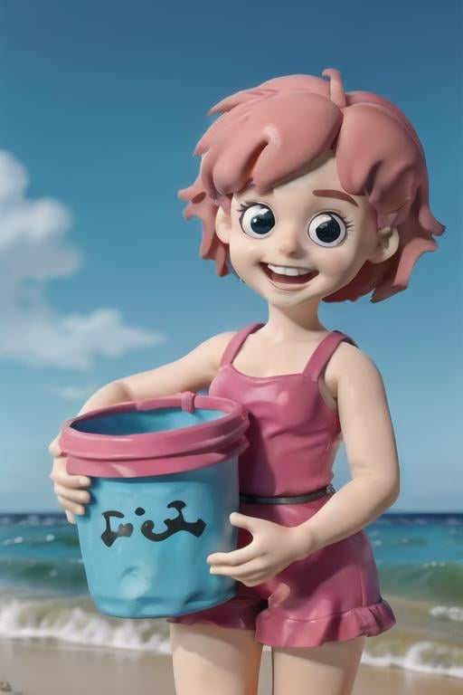 1girl,  claymation, by TheFoodMage on Tensor.Art