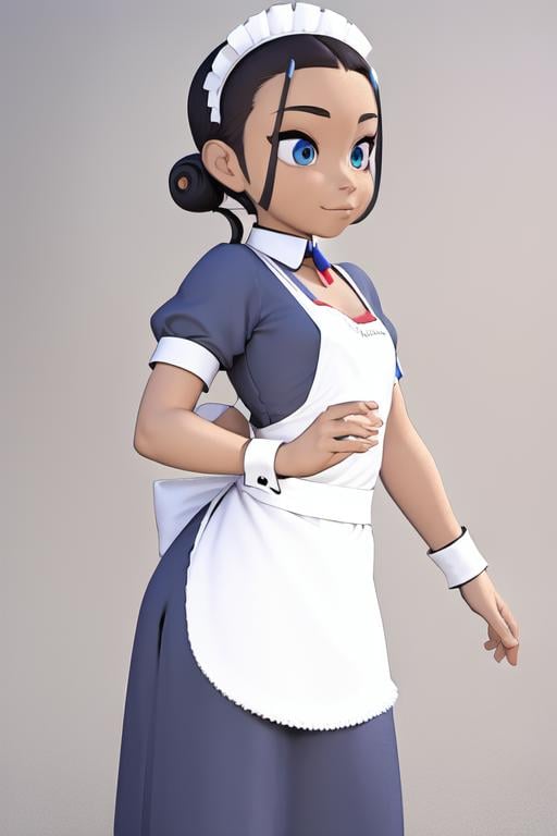 TFM_Katara,  maid costume,  maid headdress by TheFoodMage on Tensor.Art