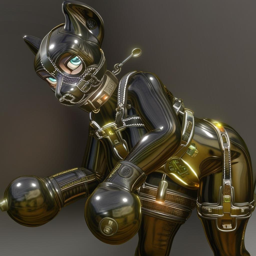 FURRA,  1girl,  gimp mask by user_858257838944869257 on Tensor.Art