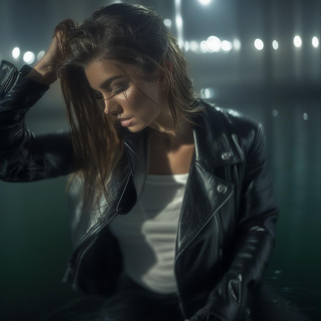 water,  lights,  blurry by STXai on Tensor.Art