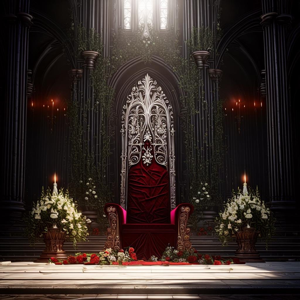 throne,  sunbeam,  indoors by STXai on Tensor.Art