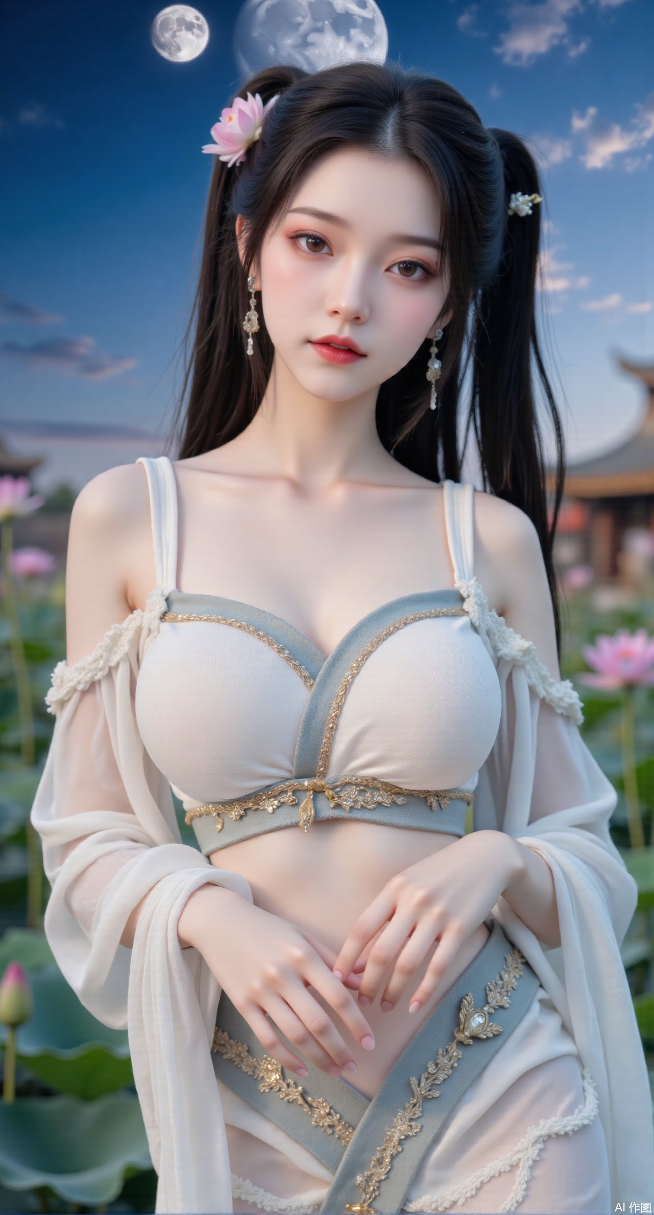 1girl,  navel,  solo by DeepBlue藍心 on Tensor.Art