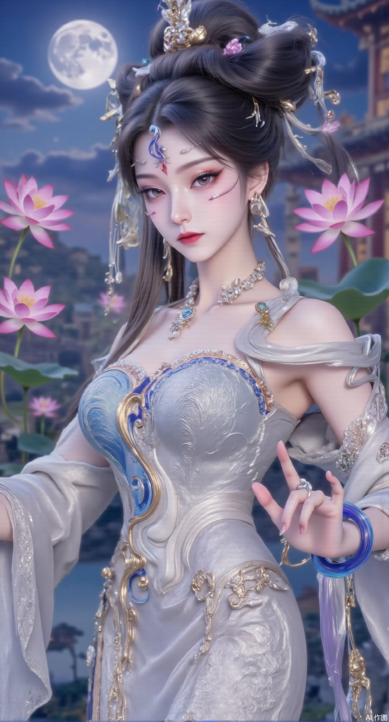 1girl,  navel,  solo by DeepBlue藍心 on Tensor.Art