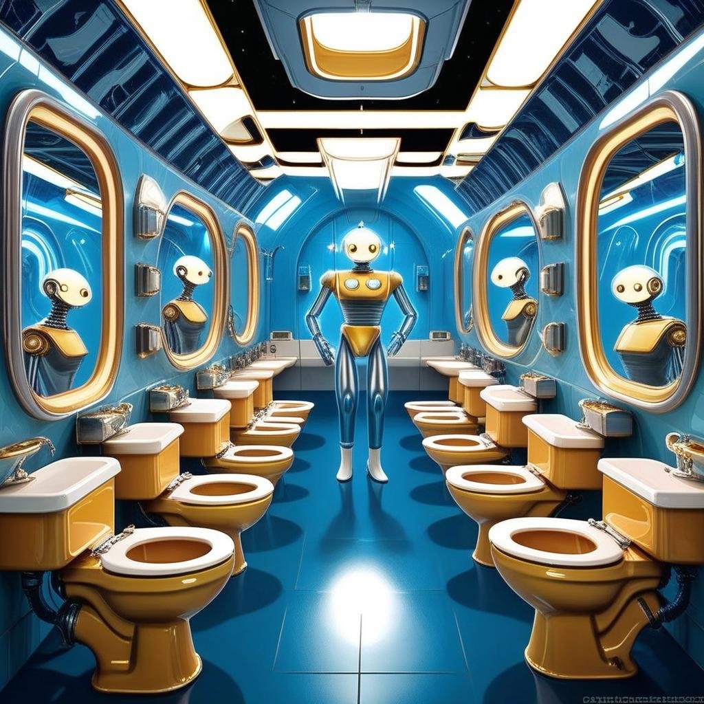 science fiction,  space station,  cybernetics by user_819357688789016250 on Tensor.Art