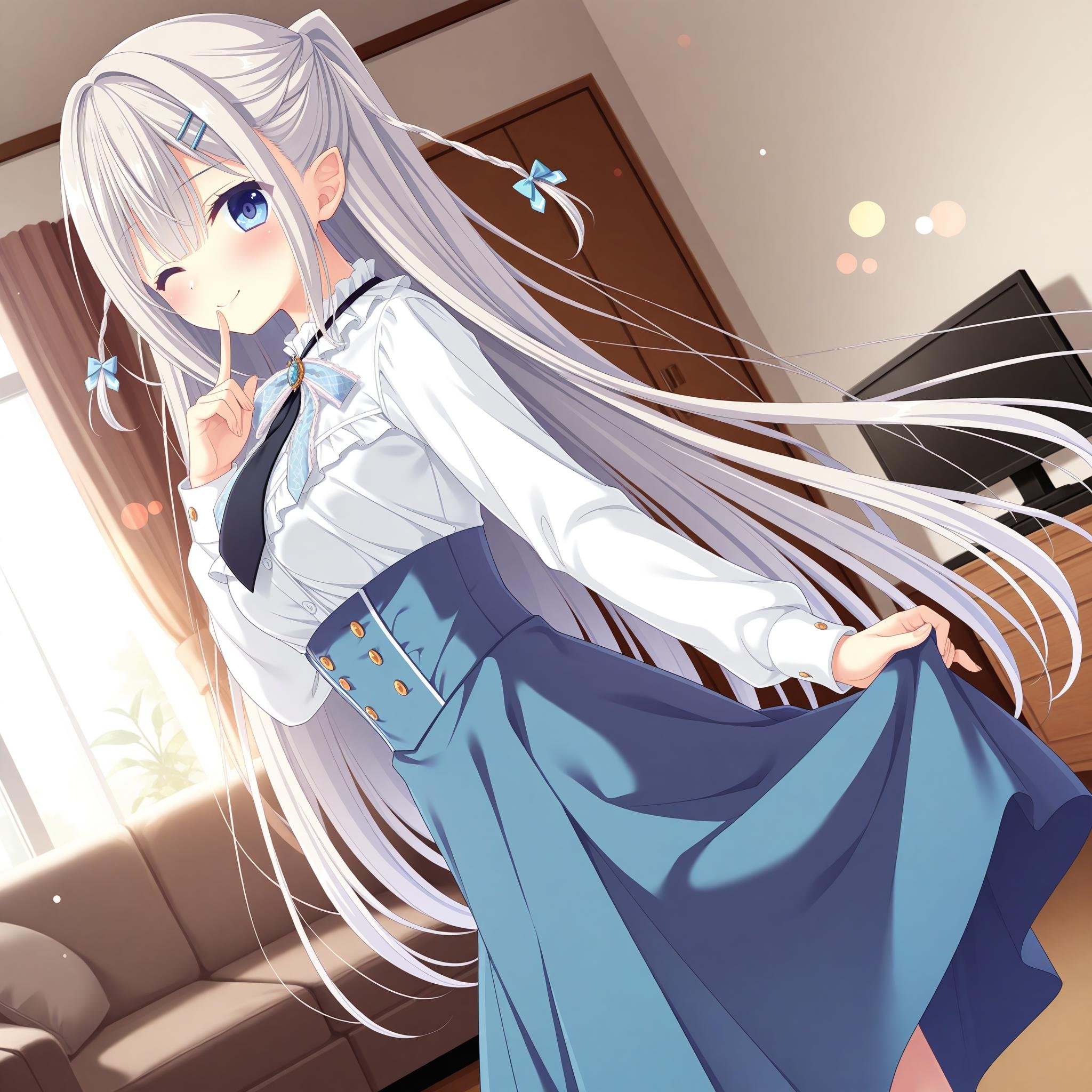 Sakuragi Mizuha,  hairclip,  two side up by YDDLJW on Tensor.Art