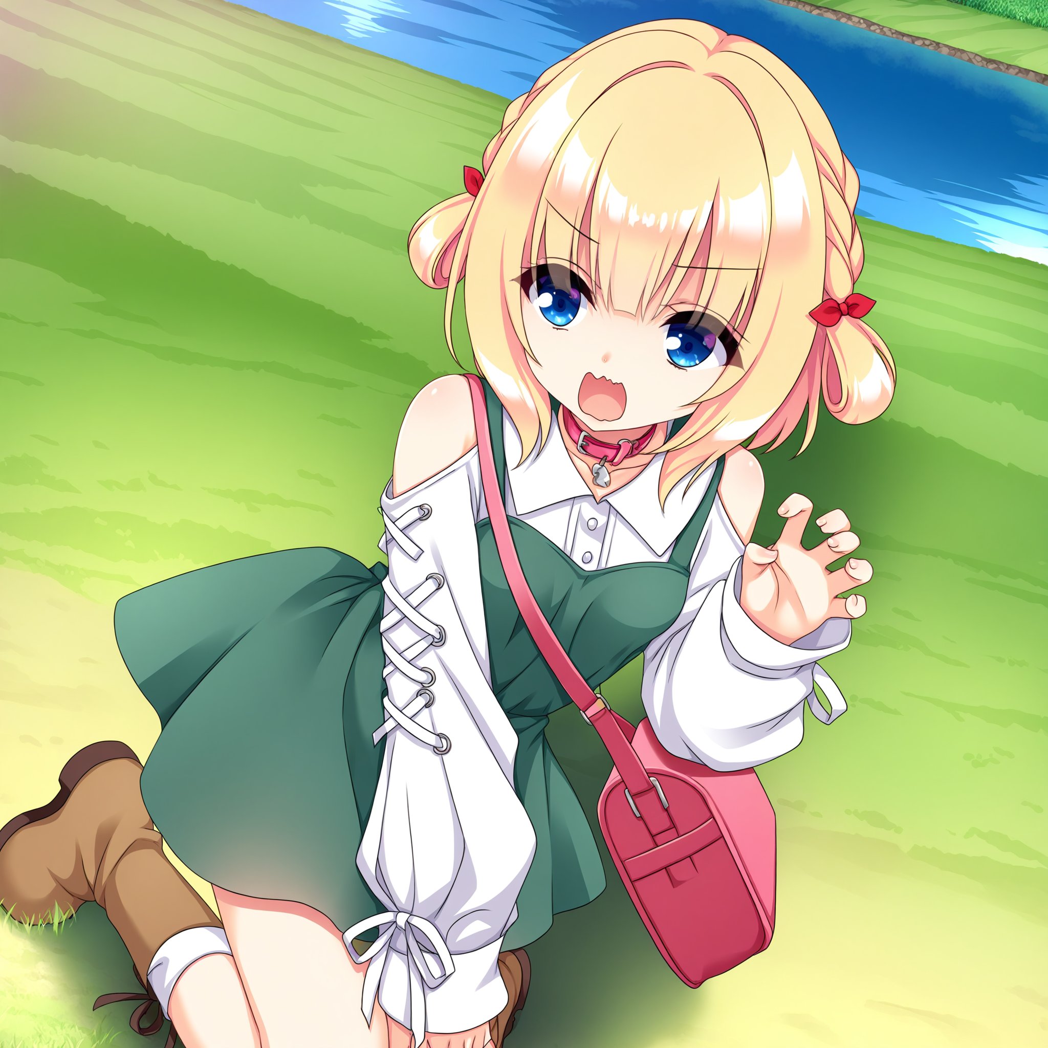 Asa art,  Inuya Komaru,  short hair by YDDLJW on Tensor.Art