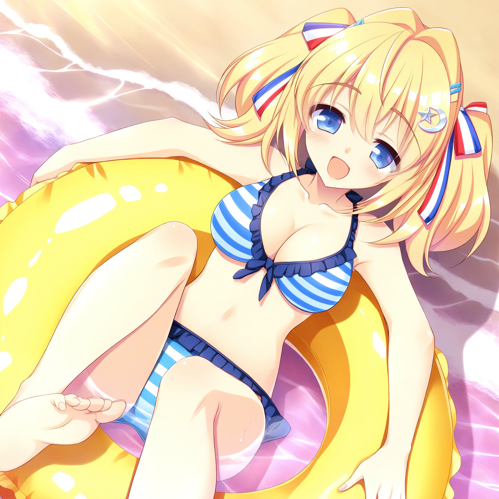 Asa art,  Toiro Kirame,  blonde hair by YDDLJW on Tensor.Art