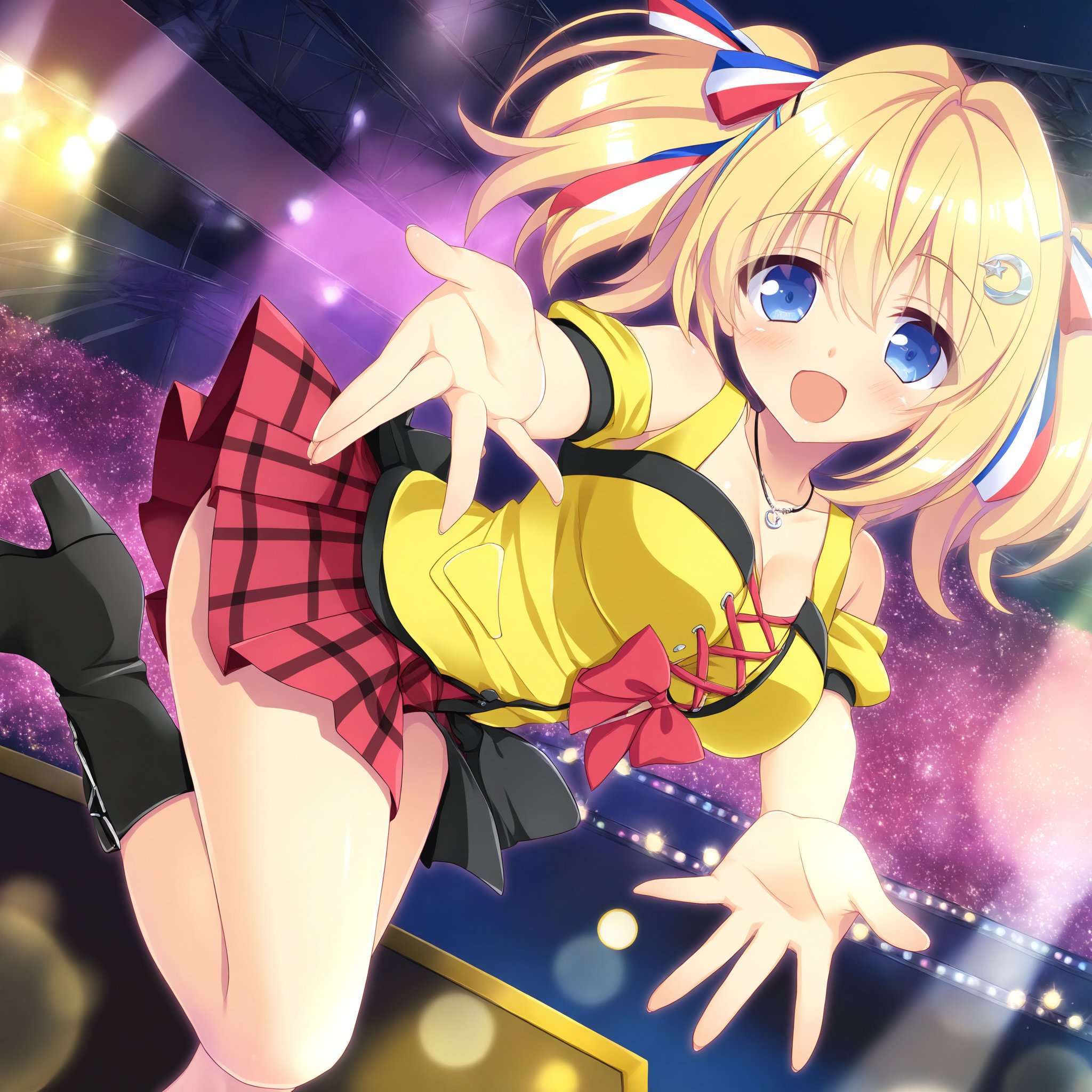 Asa art,  Toiro Kirame,  blonde hair by YDDLJW on Tensor.Art
