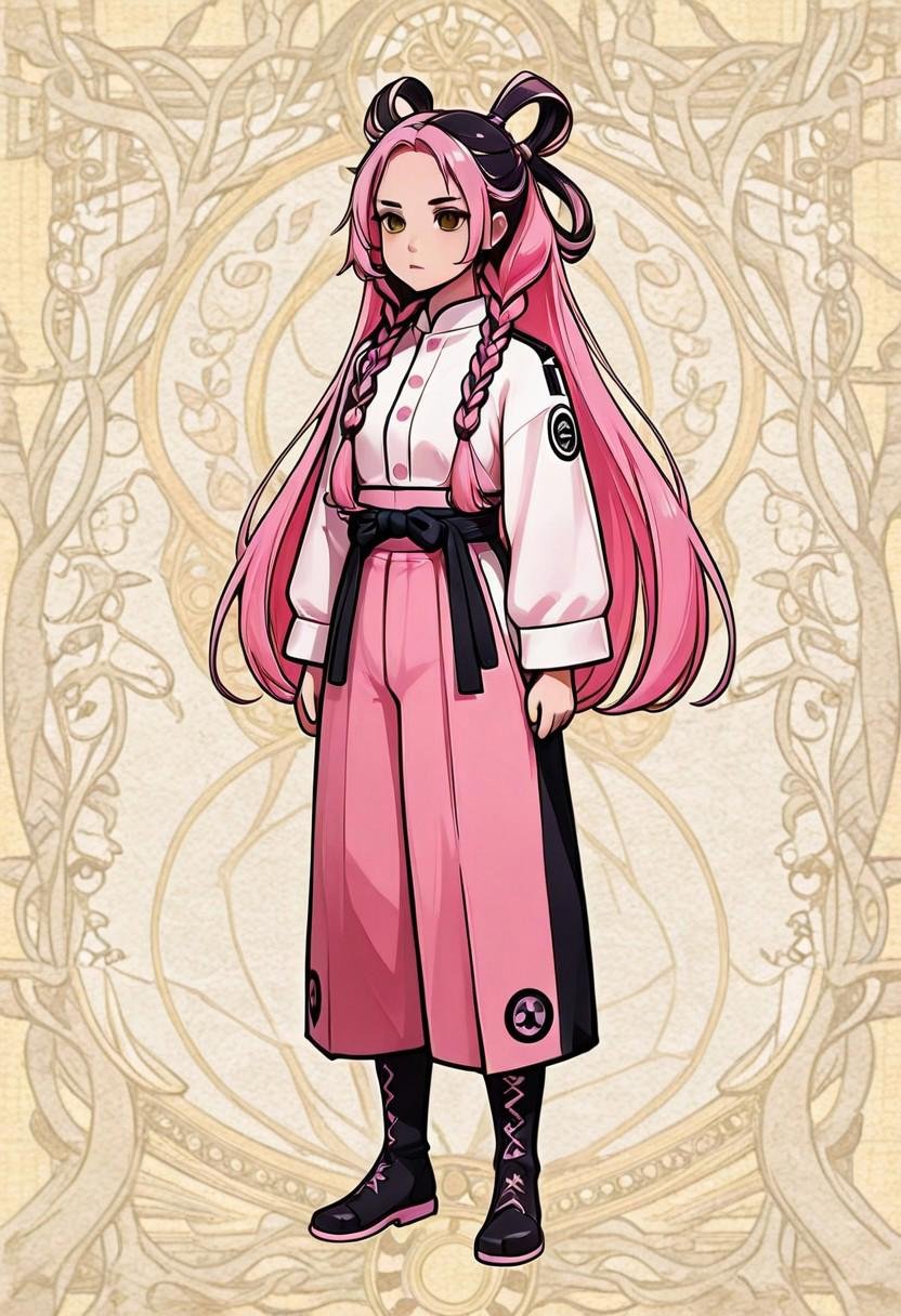 long hair,  brown eyes,  full body by STXai on Tensor.Art