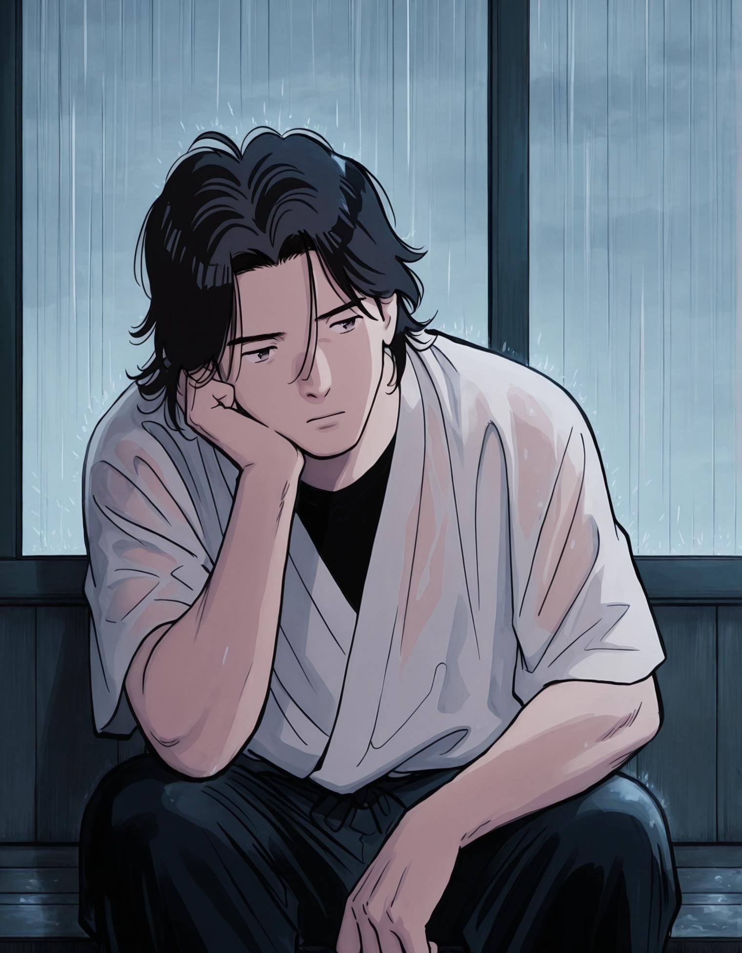 naokistyle,  tenma kenzou,  black hair by damocles on Tensor.Art
