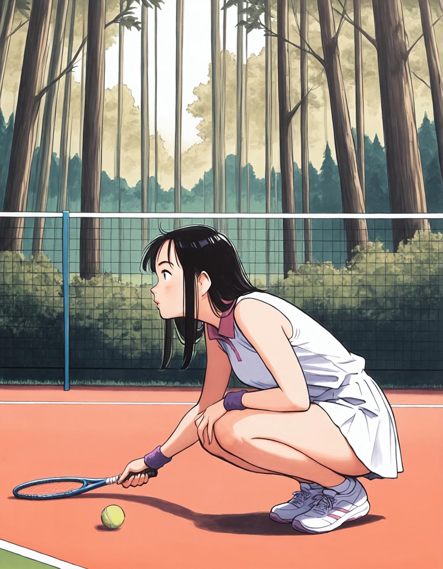naokistyle,  1girl,  tennis player by damocles on Tensor.Art