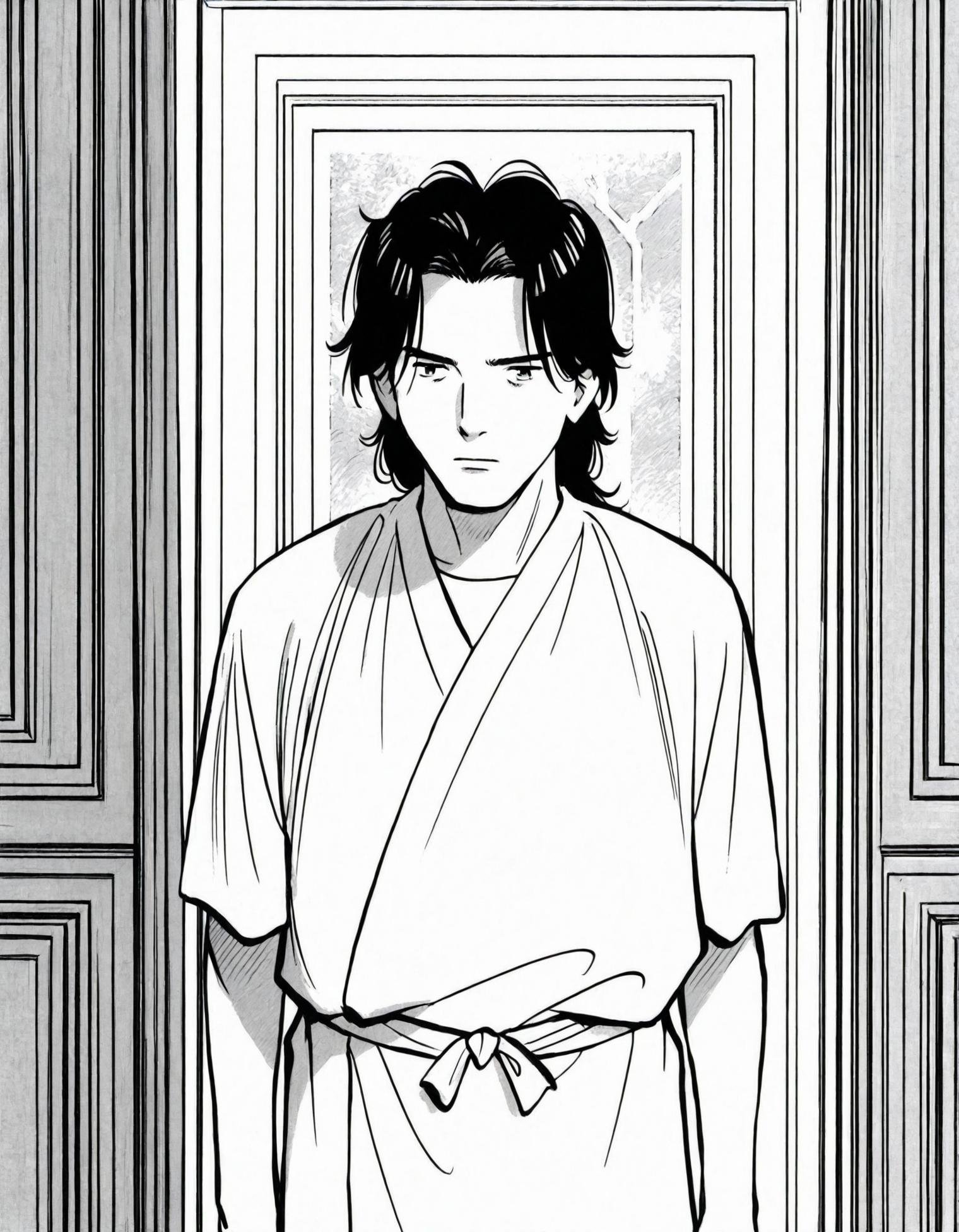 naokistyle,  tenma kenzou,  black hair by damocles on Tensor.Art