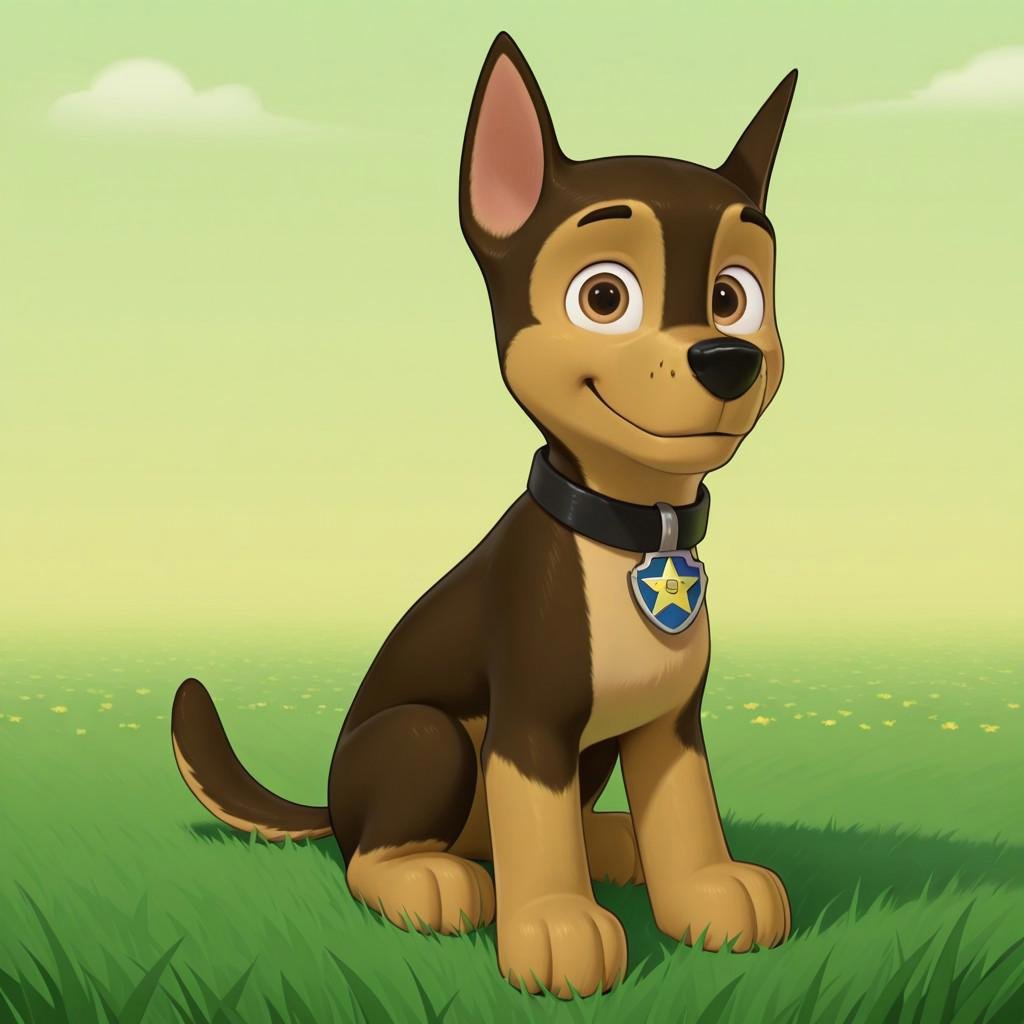 Chase(PP),  solo,  1boy by Ironytail34 on Tensor.Art