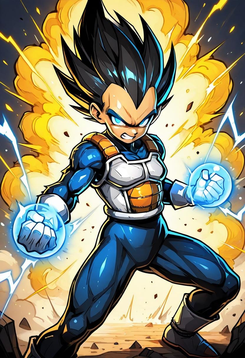 masterpiece,  best quality,  vegeta by Citron Legacy on Tensor.Art