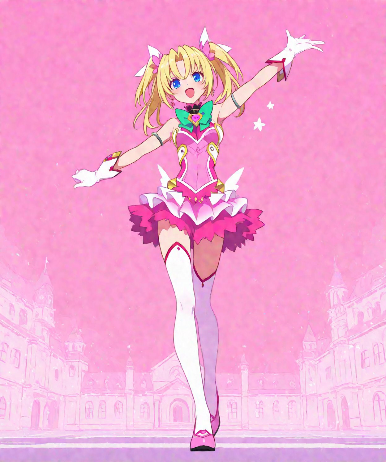 Kamishima_sakura,  gloves,  pink_gloves by Archerfishm on Tensor.Art