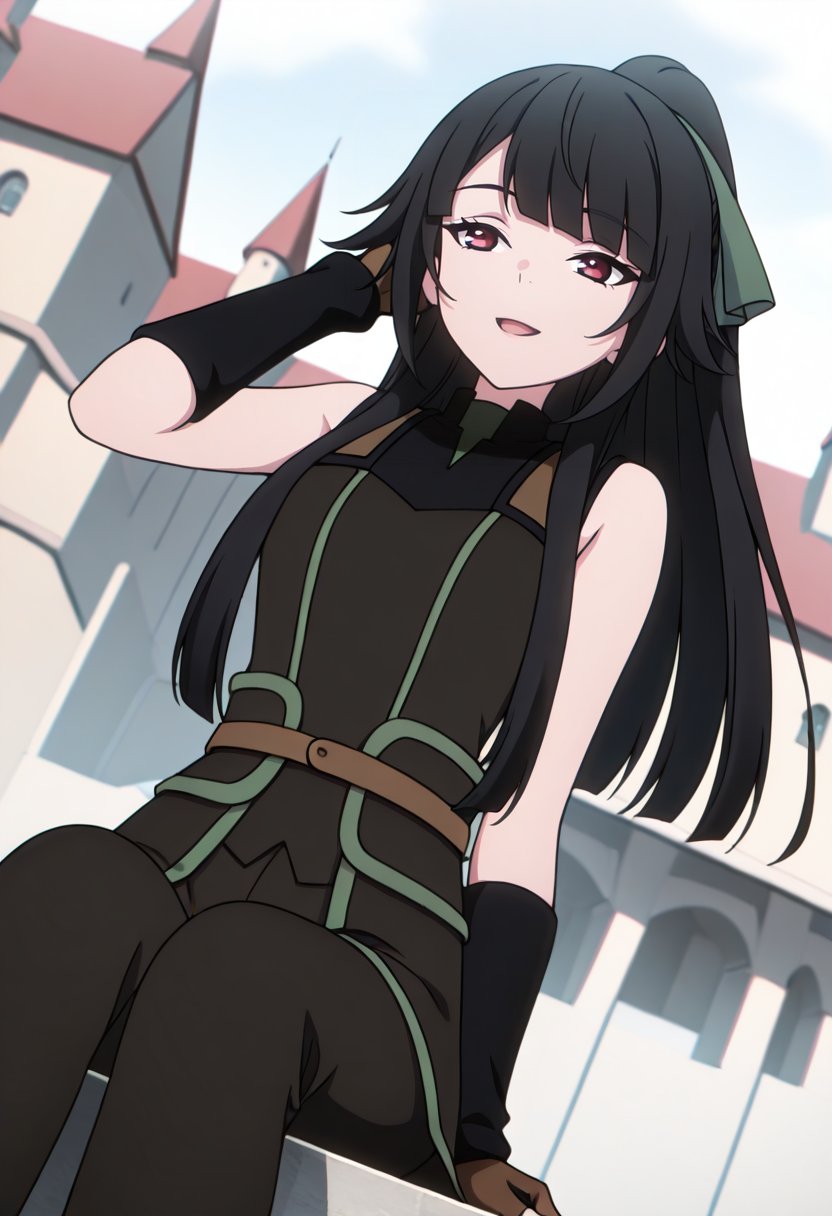 1girl,  long black hair,  bangs by hhunter917 on Tensor.Art
