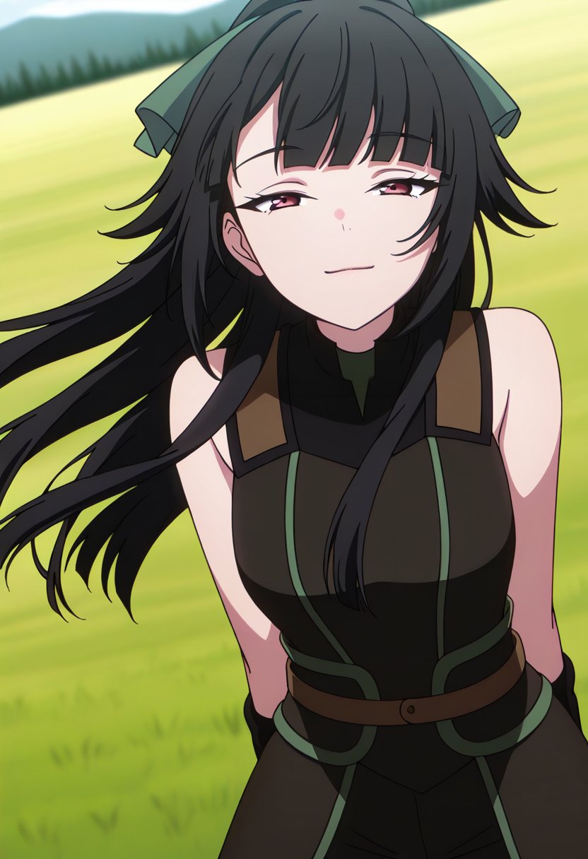 1girl,  long black hair,  bangs by hhunter917 on Tensor.Art