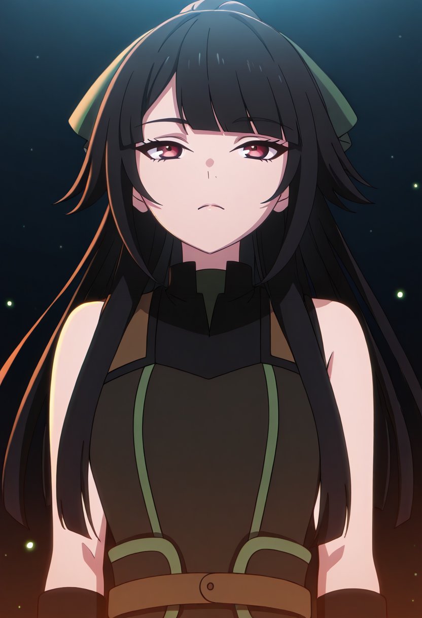 1girl,  long black hair,  bangs by hhunter917 on Tensor.Art