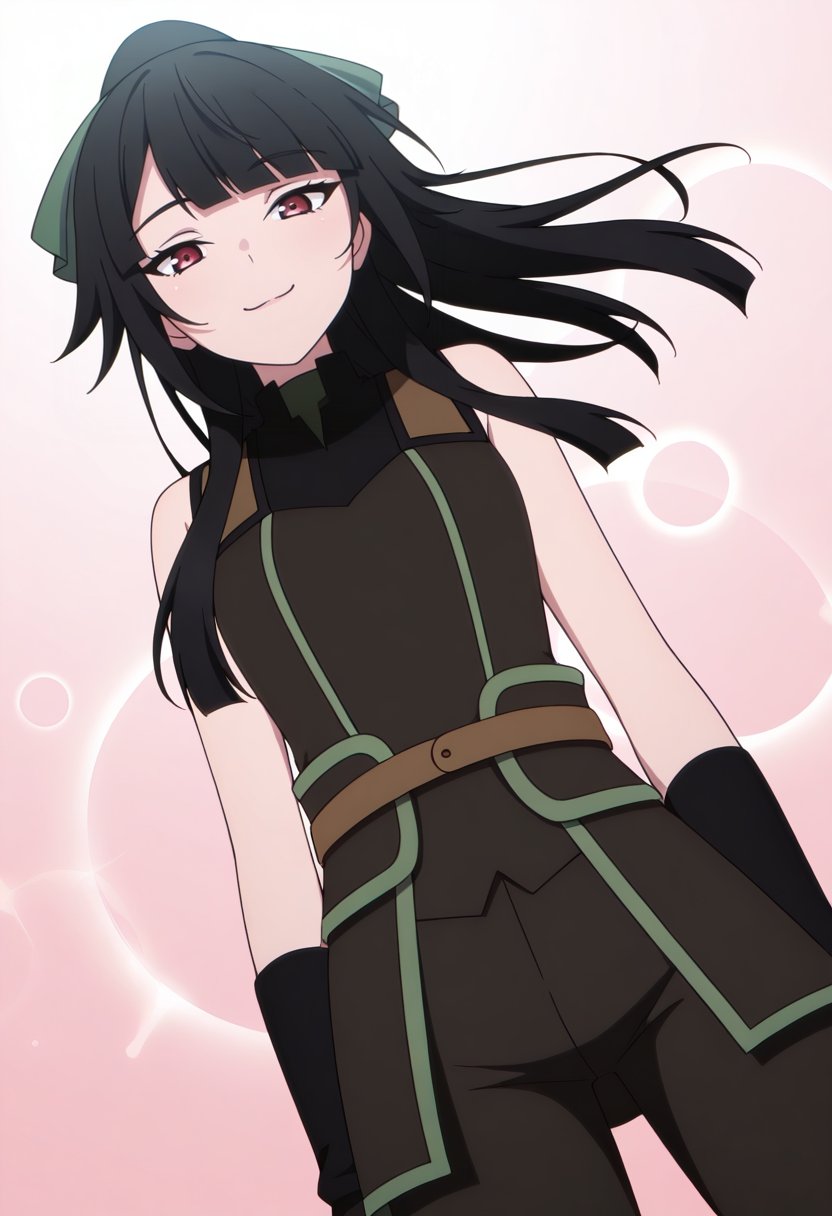 1girl,  long black hair,  bangs by hhunter917 on Tensor.Art
