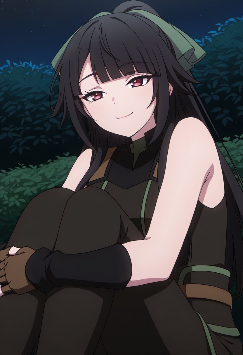 1girl,  long black hair,  bangs by hhunter917 on Tensor.Art