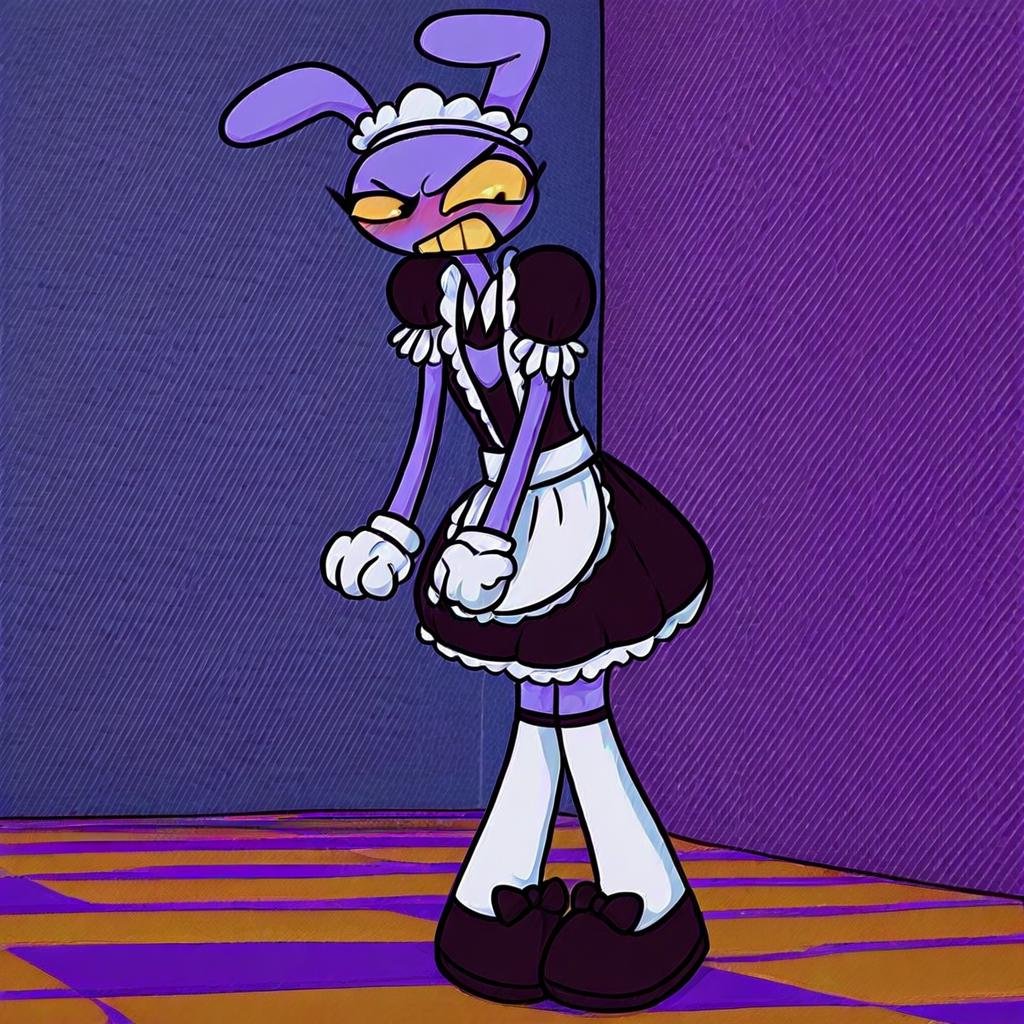 Jax(character),  maid outfit,  rabbit by Hoodie on Tensor.Art