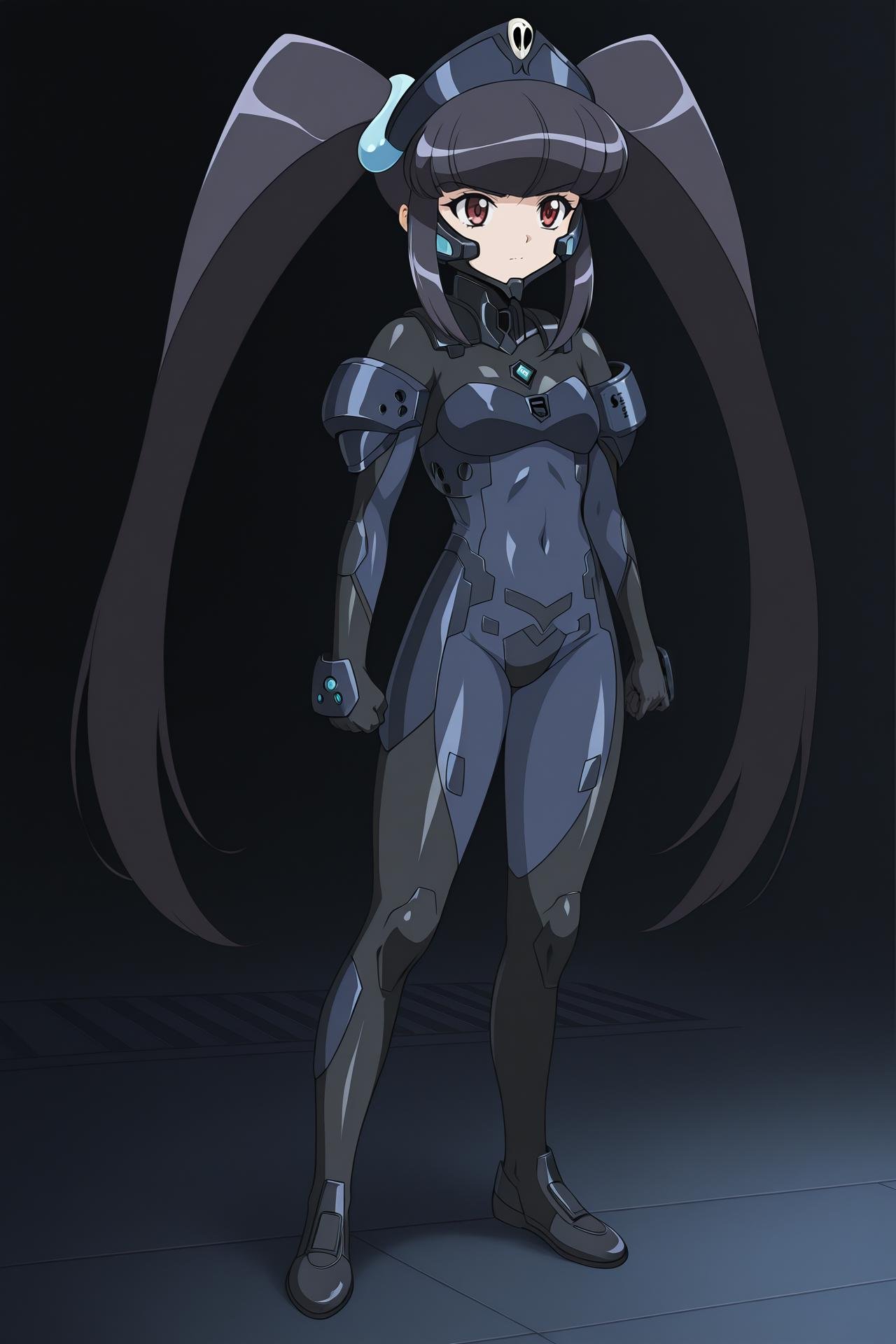 Paiway_Underberg,  twintails,  blunt bangs by Farfegnugen on Tensor.Art