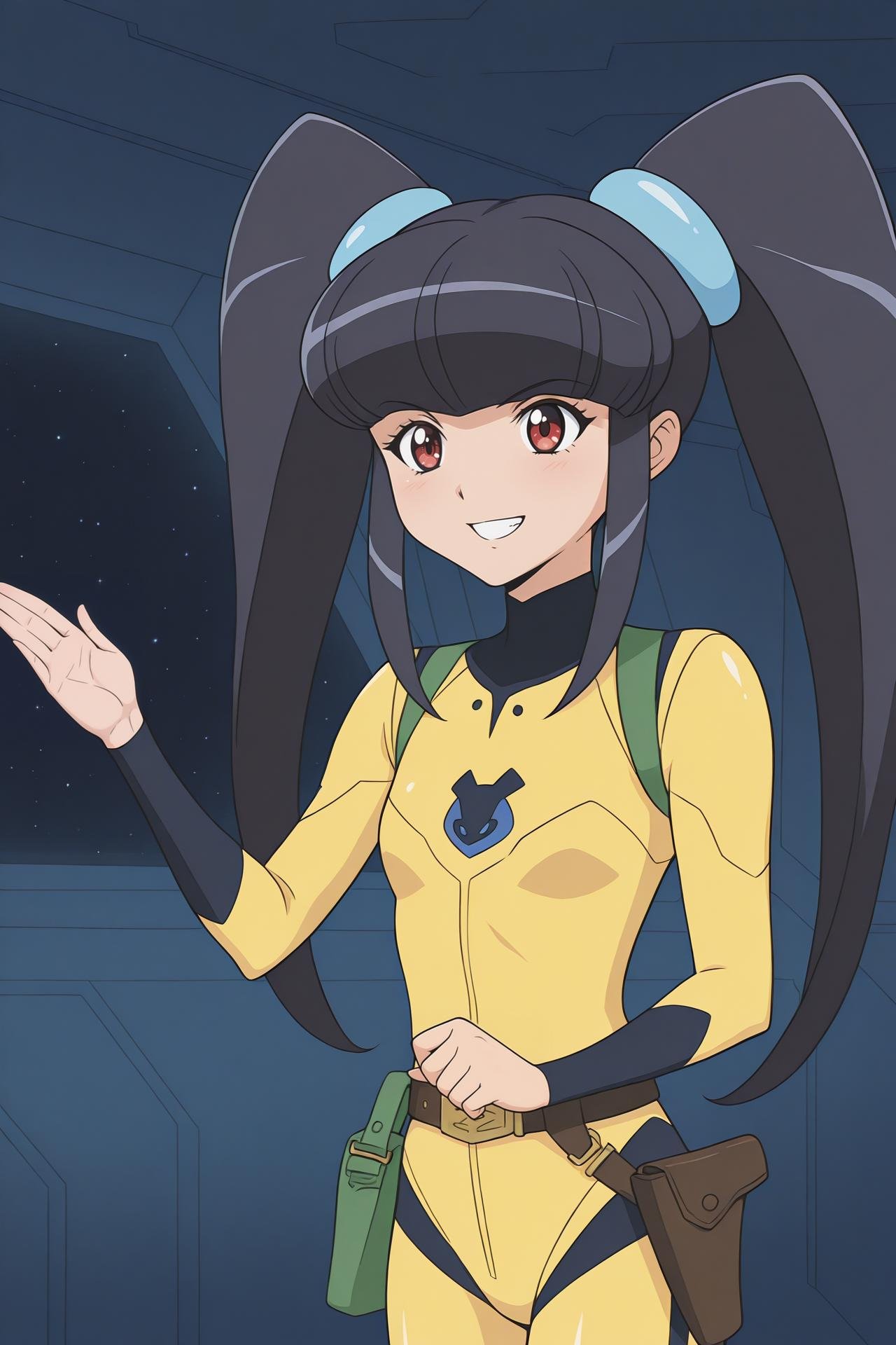 Paiway_Underberg,  twintails,  blunt bangs by Farfegnugen on Tensor.Art
