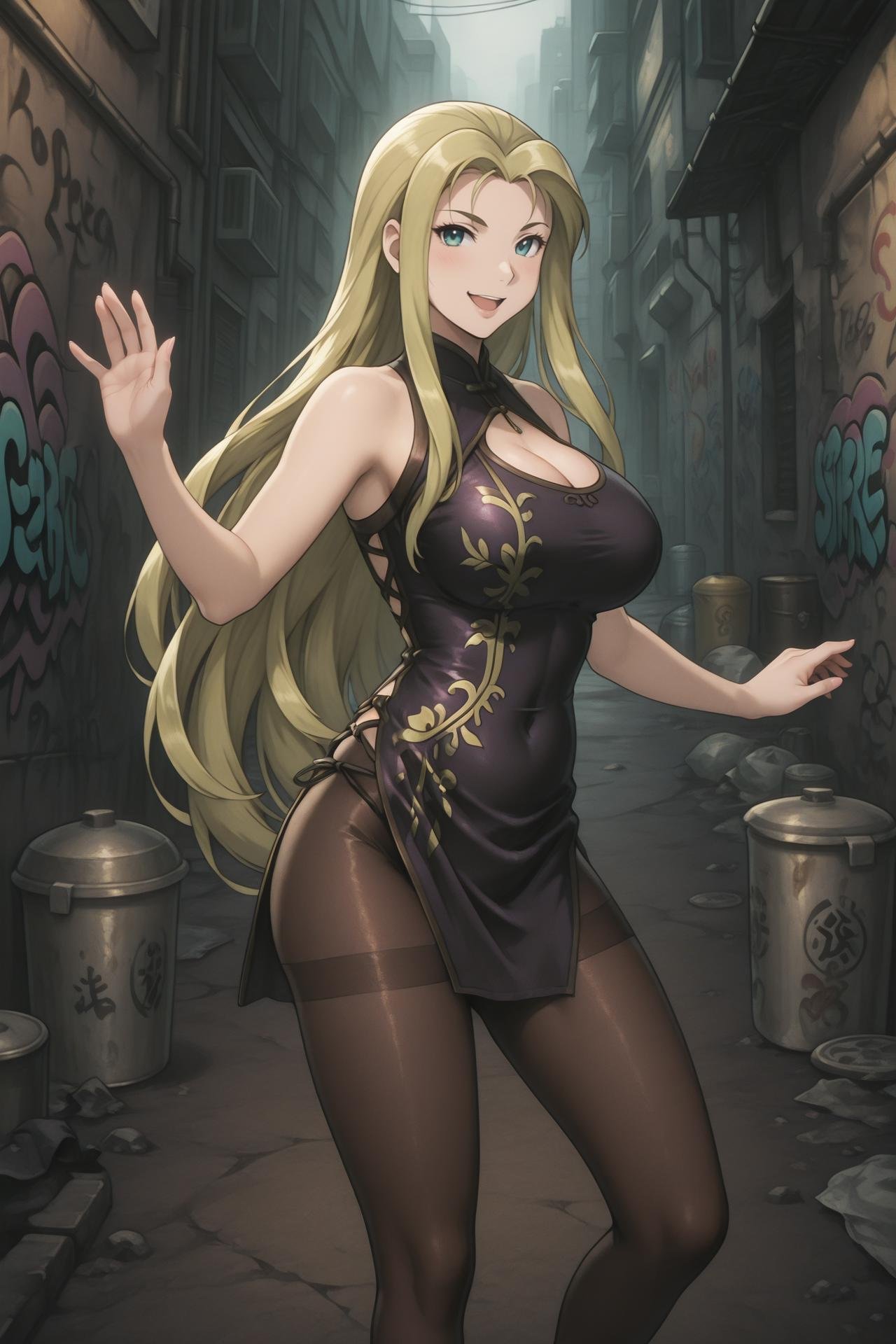 Jura_Elden,  blonde hair,  green eyes by Farfegnugen on Tensor.Art