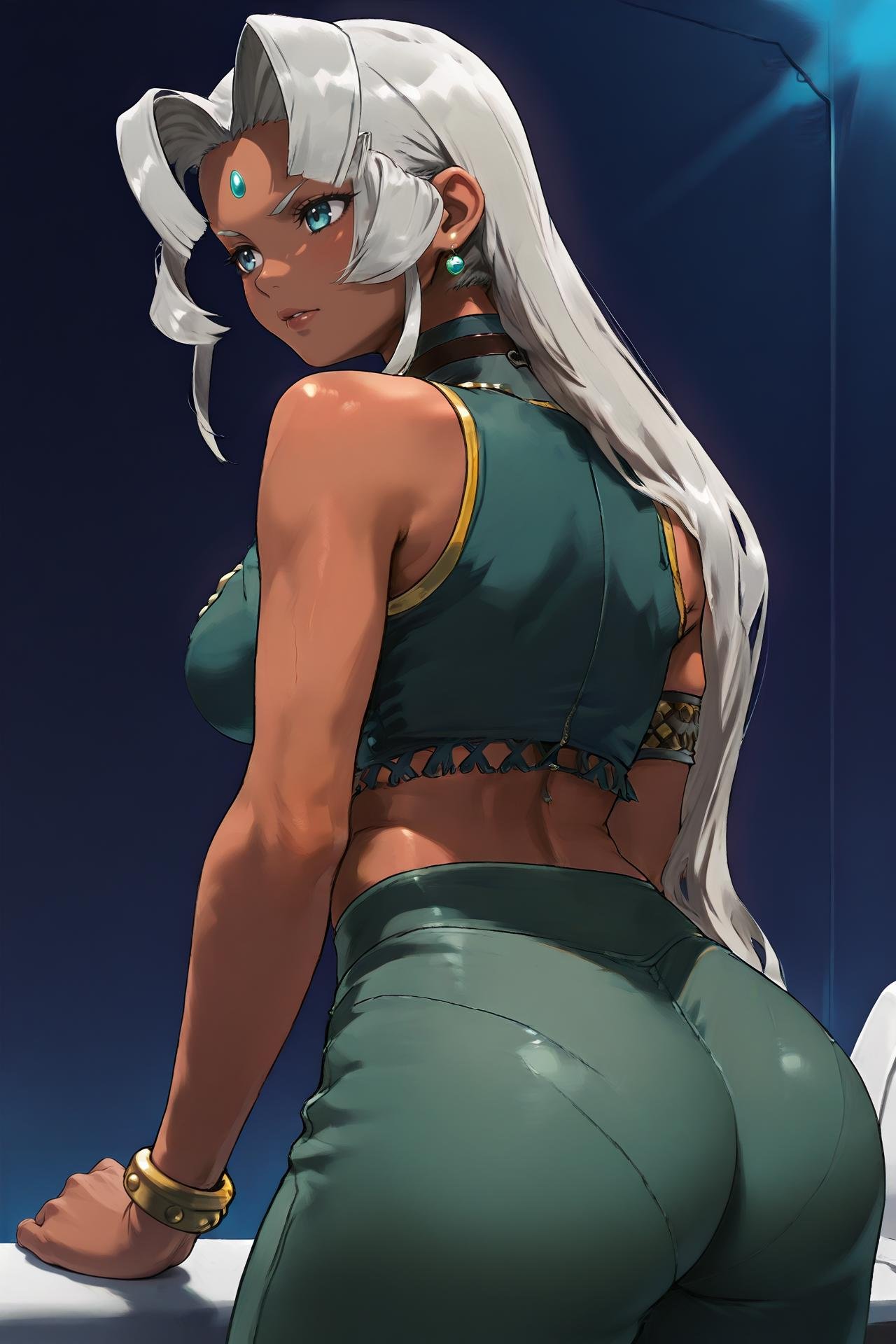 Buzam_Calessa,  dark skin,  dark-skinned female by Farfegnugen on Tensor.Art