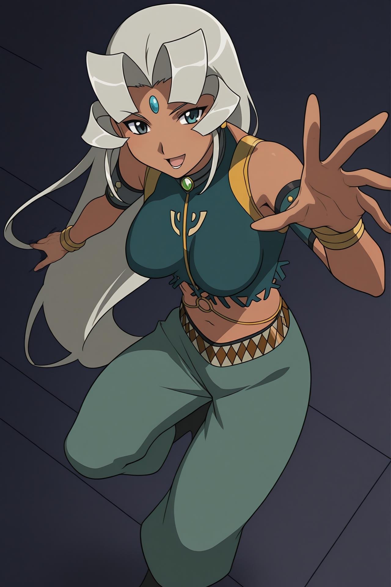 Buzam_Calessa,  dark skin,  dark-skinned female by Farfegnugen on Tensor.Art