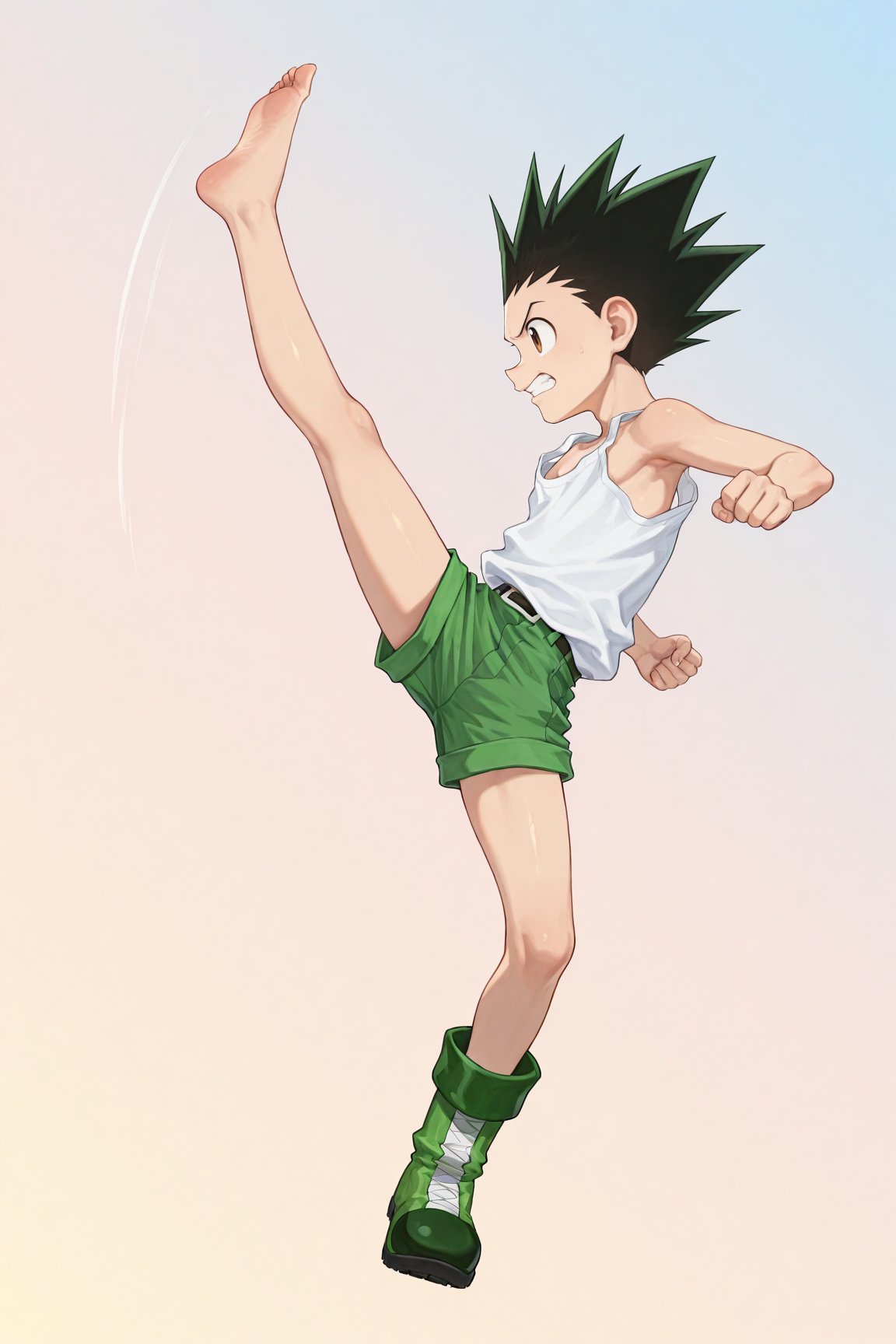 gon,  black hair,  brown eyes by 25kkai on Tensor.Art