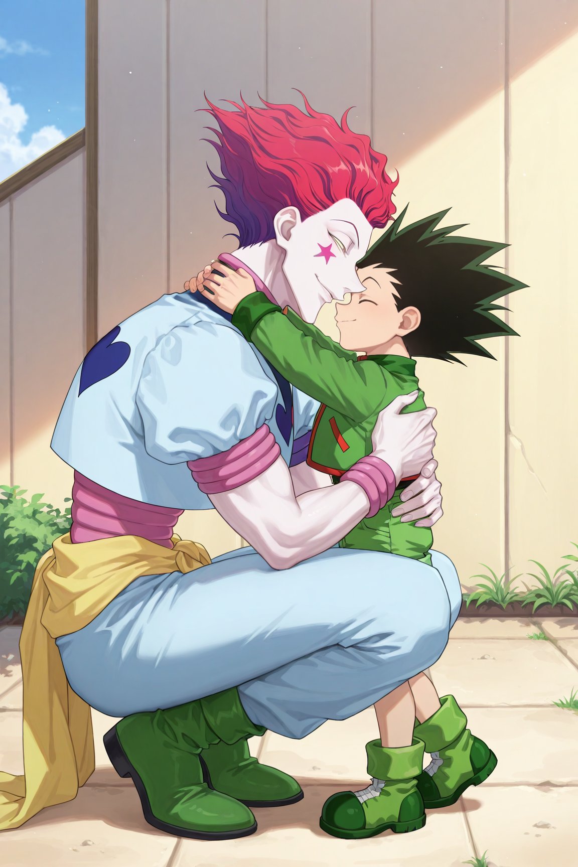2boys,  duo focus,  male focus BREAK hisoka by 25kkai on Tensor.Art