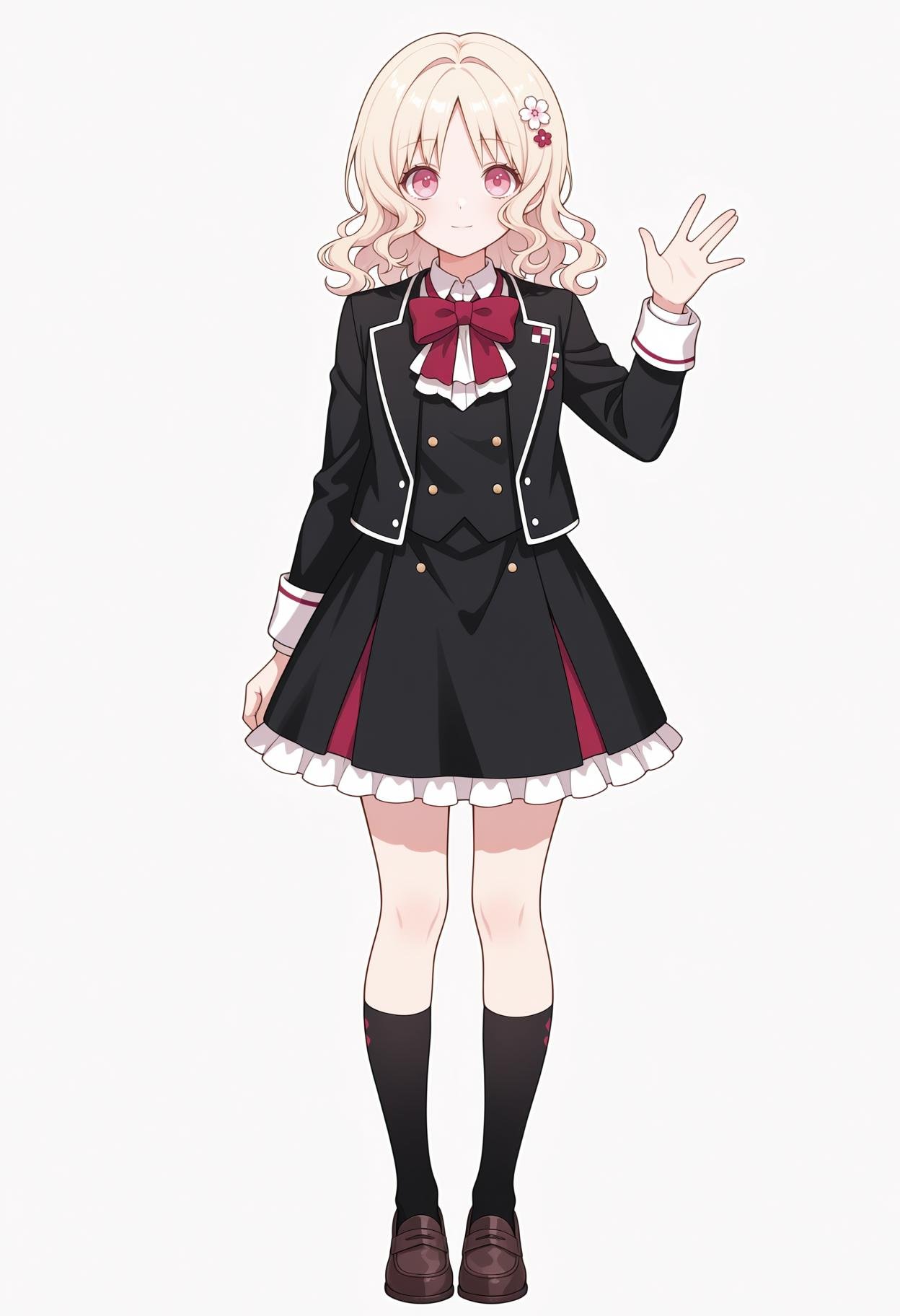 1girl,  solo,  pink eyes by meipaws on Tensor.Art