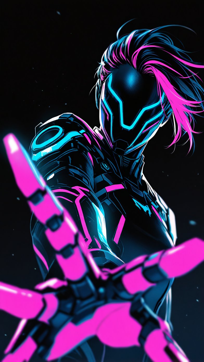 [Uncensored,  looking at viewer,  cyberpunk by Neural_Lens on Tensor.Art