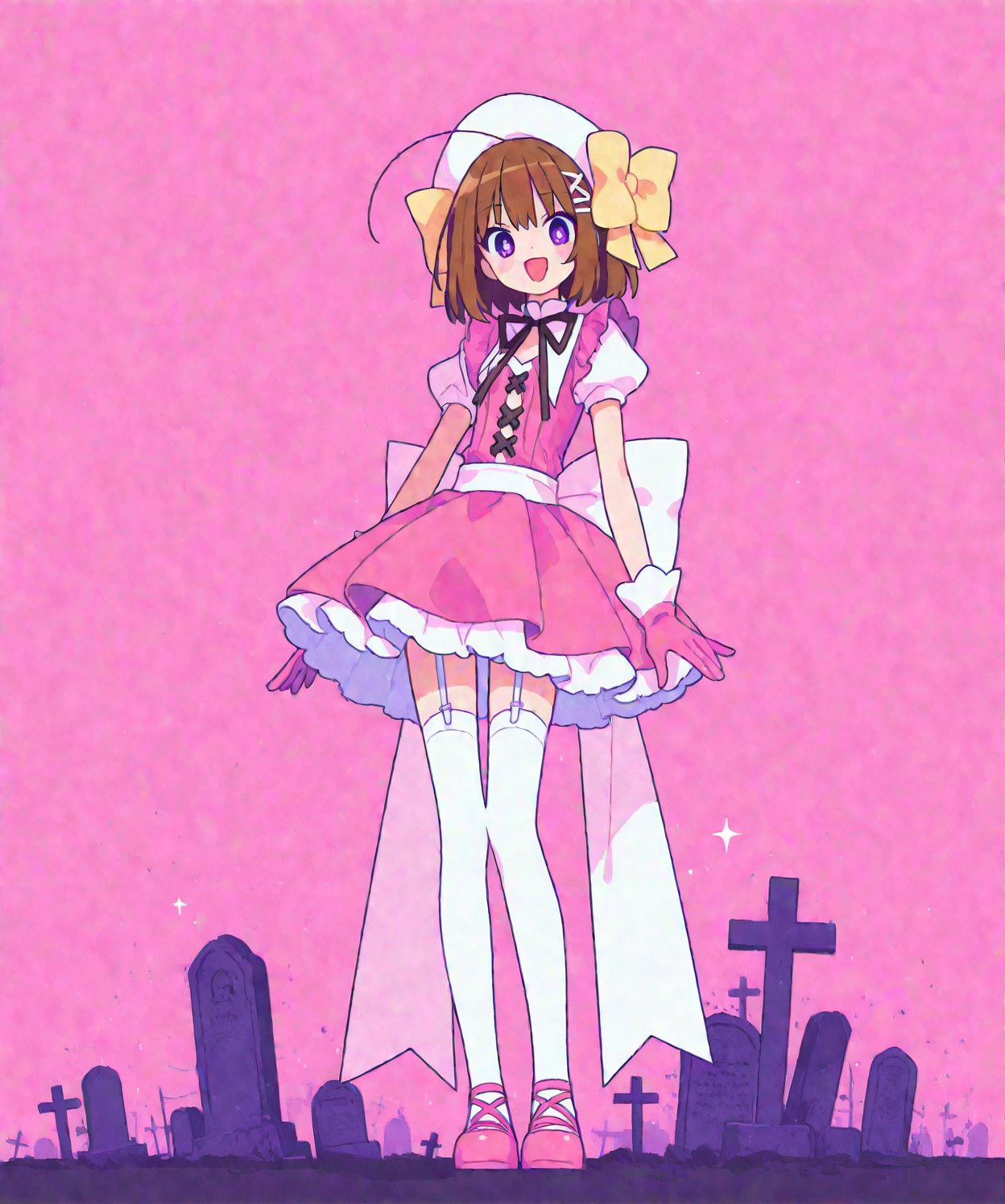 Haruna_korezom,  gloves,  pink_gloves by Archerfishm on Tensor.Art