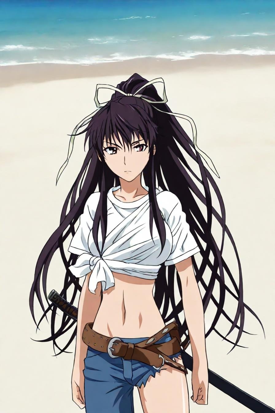 kanzaki kaori,  brown eyes,  ponytail by zura_janai on Tensor.Art