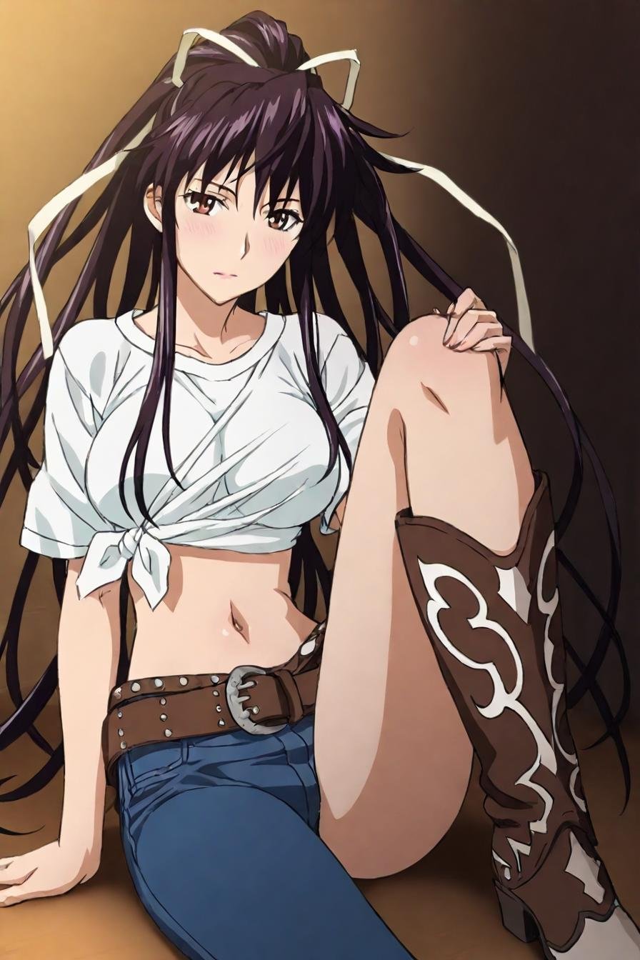 kanzaki kaori,  brown eyes,  ponytail by zura_janai on Tensor.Art