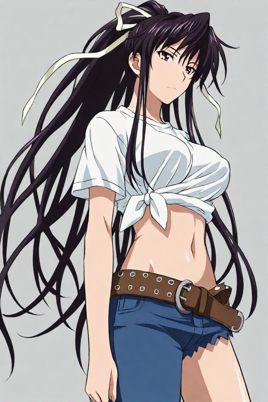 kanzaki kaori,  brown eyes,  ponytail by zura_janai on Tensor.Art