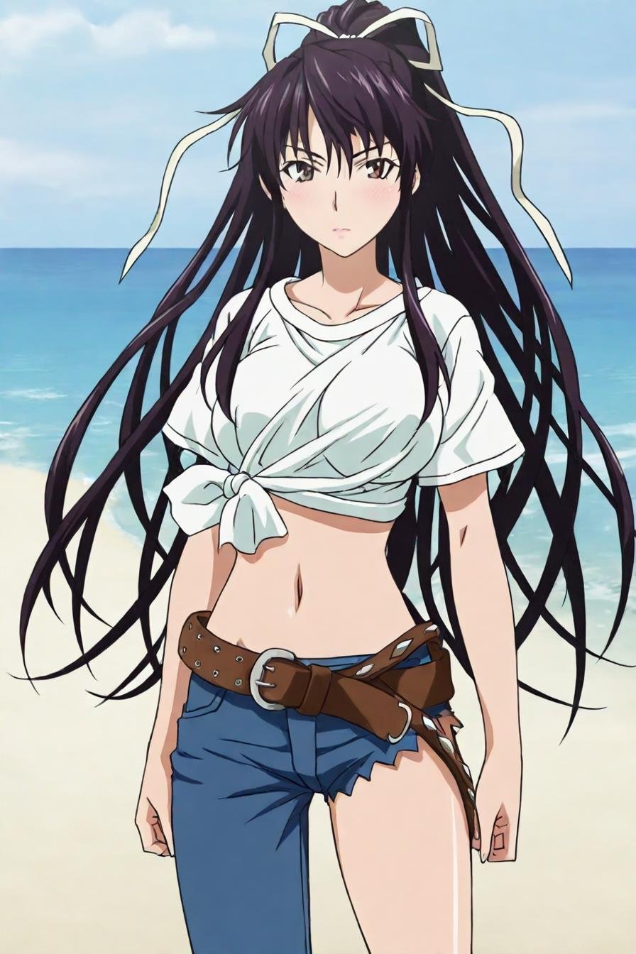 kanzaki kaori,  brown eyes,  ponytail by zura_janai on Tensor.Art